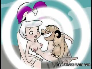 Futurama बनाम jetsons सेक्स वीडियो पॅरोडी