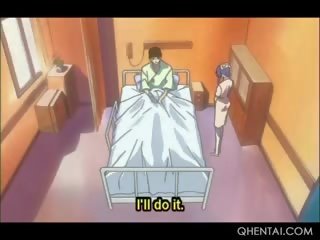 Ερεθισμένος ντροπαλός/ή hentai κούκλα άλμα masters manhood σε νοσοκομείο