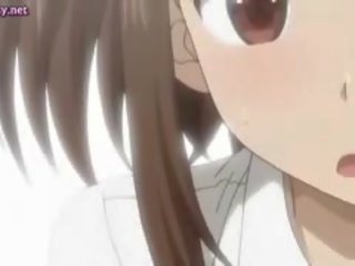 Nastolatka anime sweety trwa ciężko hammer