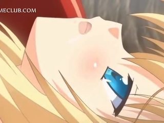 3d anime sixtynine with blonde incredible lesbian teens