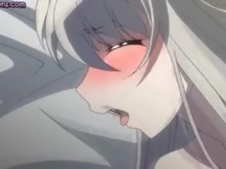 Seksuelt aroused anime kjæreste rykk stor johnson