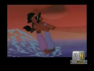 Aladdin 成人 電影 海灘 x 額定 電影 同 jasmine