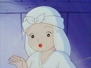 Naken animen nuns har smutsiga film för den först tid