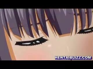 Bata babae anime malaki supsupin katawan ng poste sa ang silid-aralan
