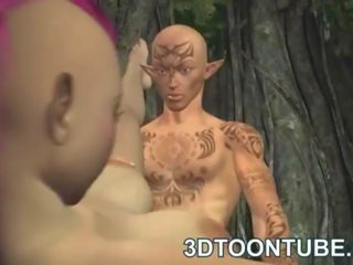 Hot 3d punk elf diva getting fucked jero and hard